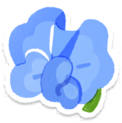 Blue sweet pea