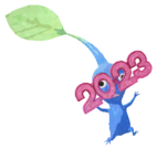 Blue Pikmin with 2023 glasses