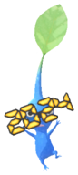 Blue Pikmin with 2024 glasses