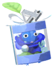Blue Pikmin with flower box