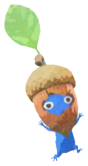 Blue Pikmin with acorn