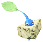 Blue Pikmin with cheese