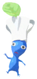 Blue Pikmin with chef hat