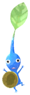 Blue Pikmin with coin