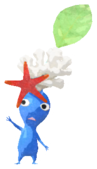 Blue Pikmin with coral