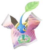 Blue Pikmin with snack