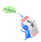 Blue Pikmin with fortune