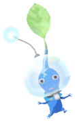 Blue Pikmin with Koppaite space suit