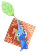 Blue Pikmin with lunar new year ornament
