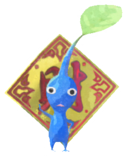 Blue Pikmin with lunar new year ornament