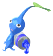 Blue Pikmin with paint