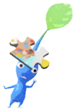 Blue Pikmin with puzzle piece