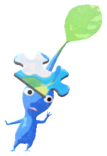 Blue Pikmin with puzzle piece