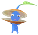 Blue Pikmin with shell