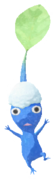 Blue Pikmin with snow