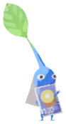 Blue Pikmin with stamp