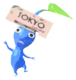 Blue Pikmin with ticket