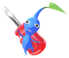 Blue Pikmin with screwdriver