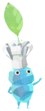 Ice Pikmin with chef hat