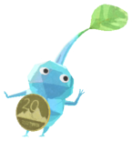 Ice Pikmin with coin