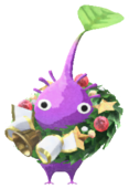 Purple Pikmin with ornament