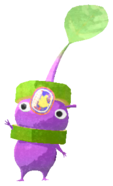 Purple Pikmin with banana