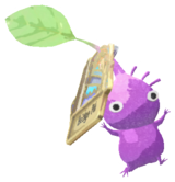 Purple Pikmin with bridge pin