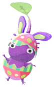 Purple Pikmin with easter egg