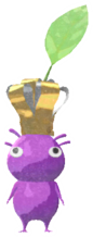 Purple Pikmin with chef hat
