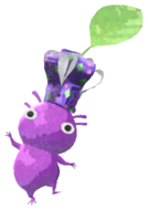 Purple Pikmin with chef hat