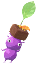 Purple Pikmin with chocolate