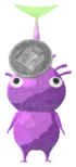 Purple Pikmin with coin