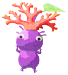 Purple Pikmin with coral