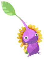 Purple Pikmin with dandelion