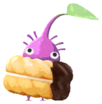Purple Pikmin with donut