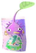 Purple Pikmin with snack