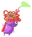 Purple Pikmin with lunar new year ornament