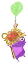 Purple Pikmin with lunar new year ornament