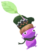 Purple Pikmin with mitten