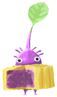 Purple Pikmin with mooncake