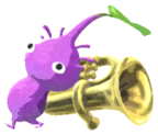 Purple Pikmin with instrument