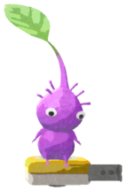 Purple Pikmin with screwdriver