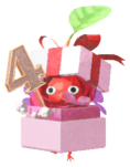 Red Pikmin with flower box