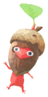Red Pikmin with acorn