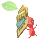 Red Pikmin with bridge pin