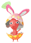 Red Pikmin with easter egg