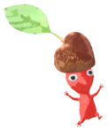 Red Pikmin with chocolate