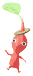 Red Pikmin with coin