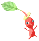 Red Pikmin with coin