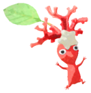 Red Pikmin with coral